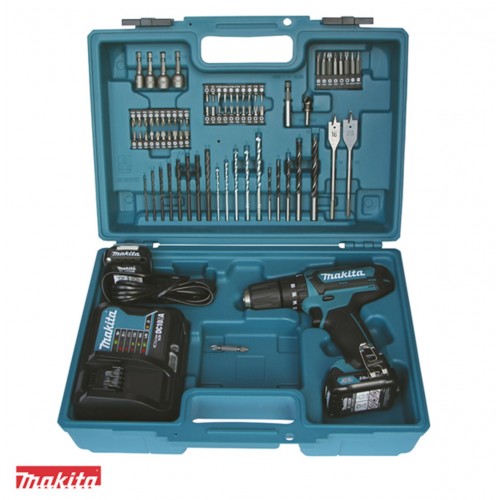 MAKITA 牧田牌 - HP331DSAX1 12V 充電式衝擊電鑽 - 74件配件套裝